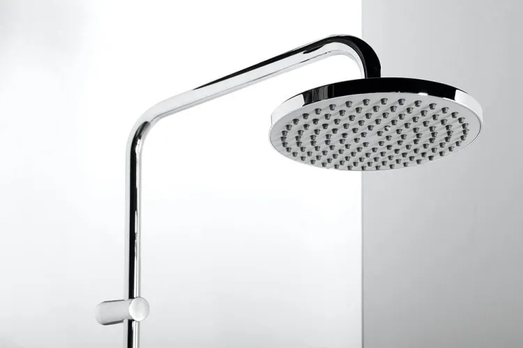 Zestaw prysznicowy z okrągłą deszczownicą 30 cm i baterią ścienną kompletna Sapho 1202-13+KA11 chrom