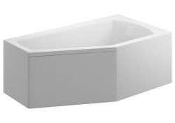 Wanna narożna asymetryczna 160x90 cm Polimat Selena 00951 prawa