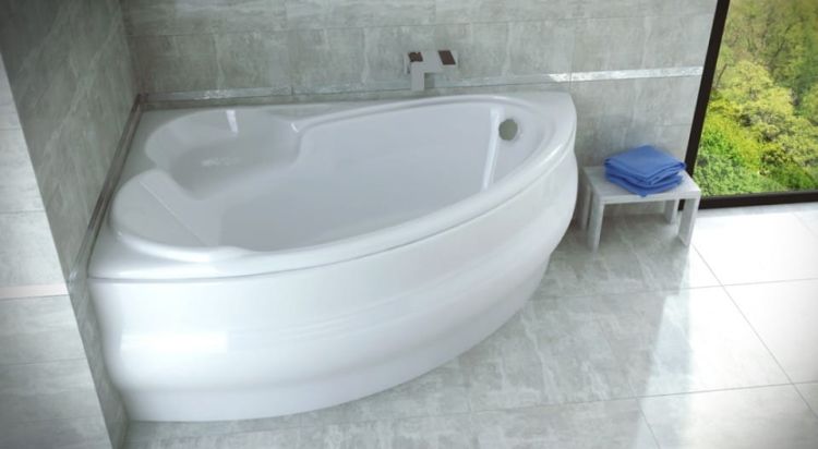 Wanna asymetryczna 170x110 cm Besco Finezja Nova 170 lewa