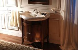 Szafka podumywalkowa 58x52 cm do umywalki 69 cm Kerasan Retro 735140 orzech