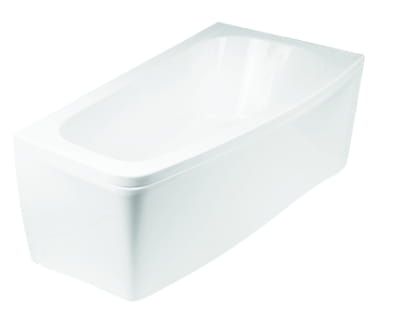 Wanna asymetryczna 150x80 cm Besco Luna 150 prawa
