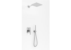  Zestaw prysznicowy z deszczownicą kwadratową 40x40 cm Kohlman Experience QW210EQ40 chrom