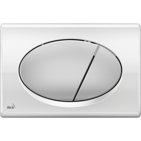 Przejdź do produktu Przycisk spłukujący chrom połysk/ mat Alcaplast M73