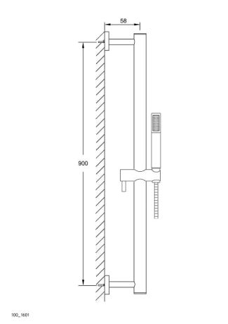 Przejdź do produktu Zestaw prysznicowy Steinberg seria 100 chrom 1001601