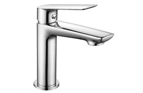 Bateria umywalkowa stojąca 18 cm z korkiem Demm Sleek 9910/K chrom