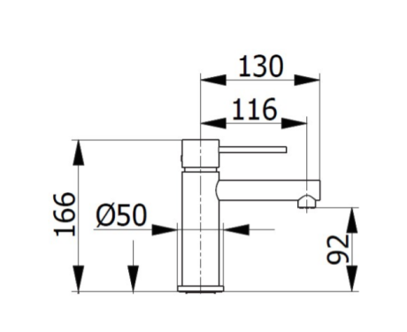 Przejdź do produktu Bateria umywalkowa stojąca 16,6 cm z korkiem Demm Spike 6810/K chrom