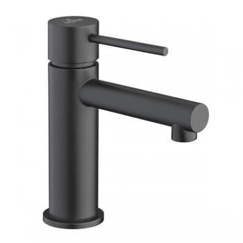 Przejdź do produktu Bateria umywalkowa stojąca 16,6 cm z korkiem Demm Spike 6810/K czarny mat