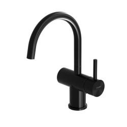 Bateria umywalkowa stojąca 29,3 cm z korkiem Steinberg 100 1500S czarny mat