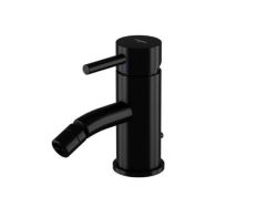 Bateria bidetowa stojąca 14,2 cm z korkiem Steinberg 100 1300S czarny mat