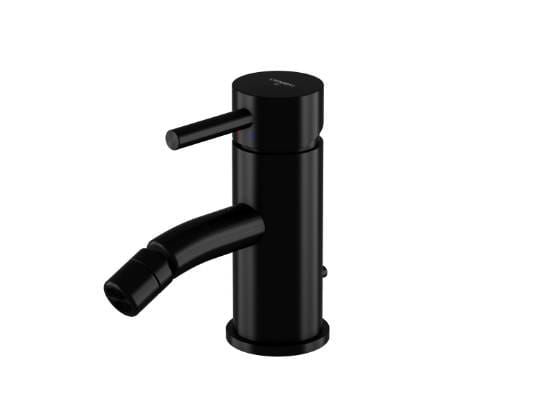 Bateria bidetowa stojąca 14,2 cm z korkiem Steinberg 100 1300S czarny mat