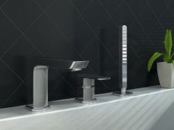  Bateria wannowa 3-otworowa Kohlman Foxal QB241F chrom