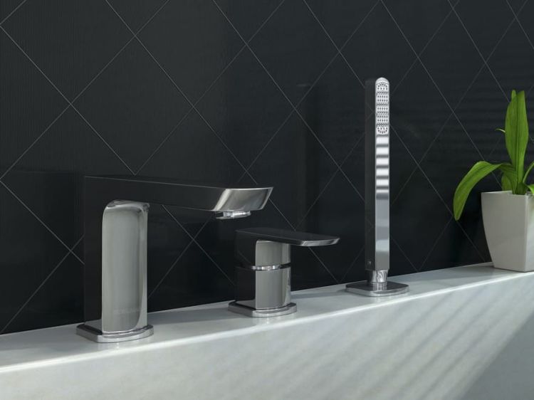  Bateria wannowa 3-otworowa Kohlman Foxal QB241F chrom