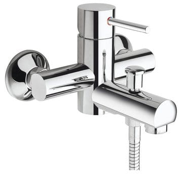 Przejdź do produktu Bateria wannowa ścienna z przyłączem do węża Sapho Rhapsody 5581 chrom