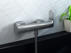 Bateria wannowa ścienna Kohlman Foxal QW120F chrom