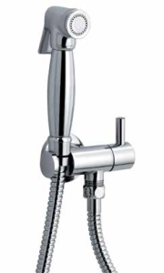 Bidetka słuchawka bidetowa z baterią i uchwytem komplet chrom Sphera D09121203CR
