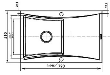 Przejdź do produktu Zlewozmywak jednokomorowy z blatem 79x51cm 1B 1D beż Pyramis PYRAGRANITE SOFTLINE  070001501