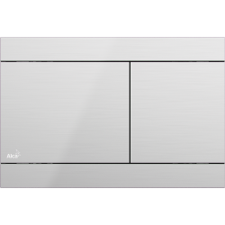 Przycisk spłukujący stal nierdzewna półmat Fun Inox Alcaplast seria Flat