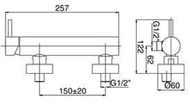 Przejdź do produktu Bateria natryskowa ścienna Paffoni Light LIG168HGSP złoty mat