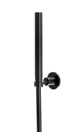 Przejdź do produktu Zestaw prysznicowy słuchawka prysznicowa z wężem i uchwytem punktowym Steinberg 100 1650S czarny mat