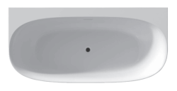 Wanna wolnostojąca przyścienna 170x80 cm Riho Omega B094001005 biały