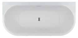 Wanna wolnostojąca przyścienna 180x84 cm z podświetleniem LED Riho DESIRE BACK2WALL LED B089002005 biały