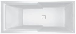 Wanna narożna 180x80 cm ze zintegrowaną obudową Riho Still Shower B103009005 prawa biały