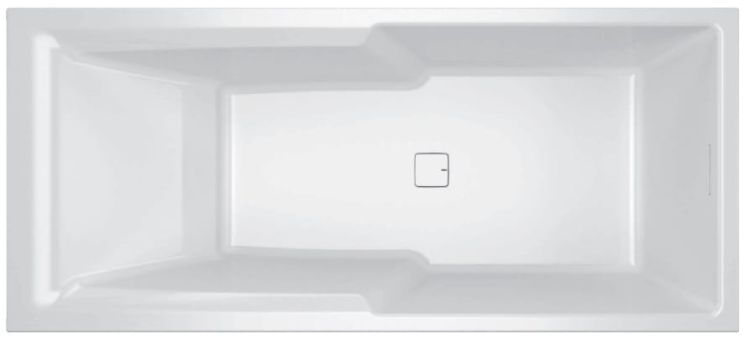 Wanna narożna 180x80 cm ze zintegrowaną obudową Riho Still  Shower B103010005 lewa biały