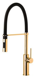 Bateria zlewozmywakowa 52,5 cm Paffoni Light LIG179HGNO złoty