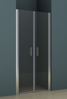 Przejdź do produktu Drzwi dwuczęściowe prysznicowe wnękowe 90 cm Riho Novik Z111 GZ6090000 chrom