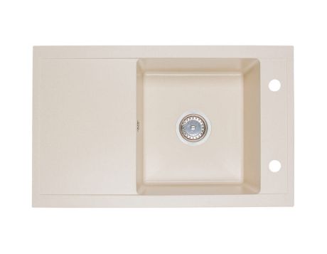 Przejdź do produktu Zlewozmywak granitowy jednokomorowy 77x48 cm Darfor DG019 jaśmin