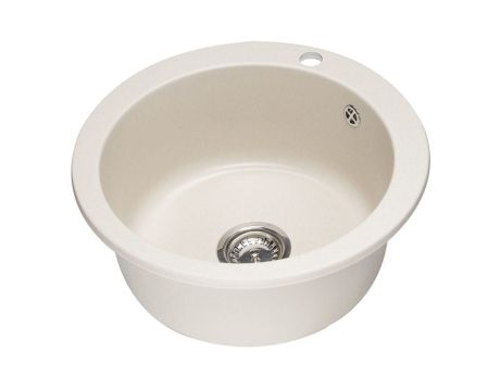 Przejdź do produktu Zlewozmywak granitowy jednokomorowy okrągły 50 cm Darfor DG003 jaśmin