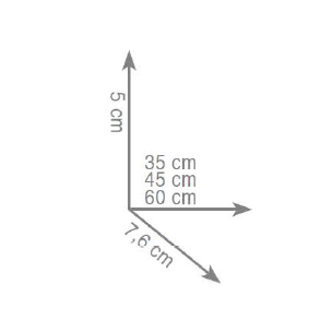 Akcesoria łazienkowe wieszak jednoramienny 35 cm Gedy Eros 2321 czarny mat