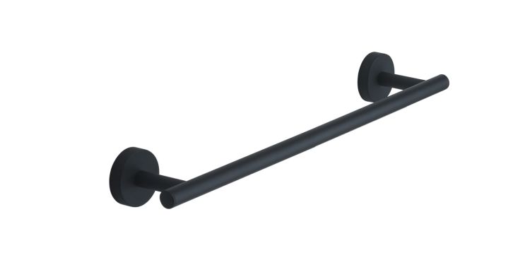 Akcesoria łazienkowe wieszak jednoramienny 35 cm Gedy Eros 2321 czarny mat