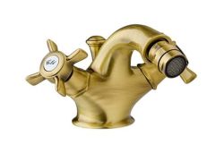 Bateria bidetowa jednootworowa Retro Giulini Parigi 7064 bronzo