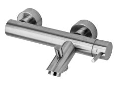 Bateria wannowa ścienna solo Paffoni Light LIG022ST stal szczotkowana