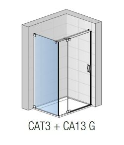 CAT3+CA13G montaż przy zawiasie