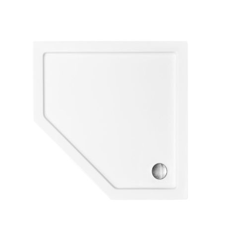 Przejdź do produktu Brodzik pięciokątny zintegrowany 90x90x3 cm Besco Bergo Slimline  #BAB-90