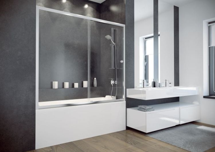 Kabino-wanna 150x150 cm Besco Duo Slide II 150