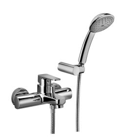 Bateria wannowo-prysznicowa z zestawem prysznicowym Paffoni Sly SY024CR