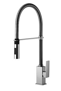 Bateria zlewozmywakowa z wyciąganą wylewką chrom Paffoni Effe EF179CR