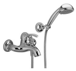Bateria wannowa ścienna chrom Paffoni Flavia FA024CR