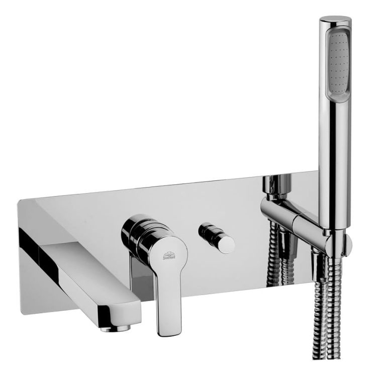 Bateria wannowa podtynkowa chrom Paffoni Red RED001CR