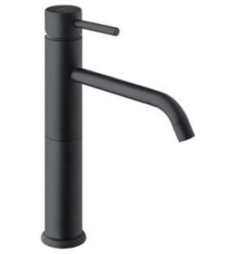 Bateria umywalkowa wysoka Giulini Futuro 6539A/K czarny mat