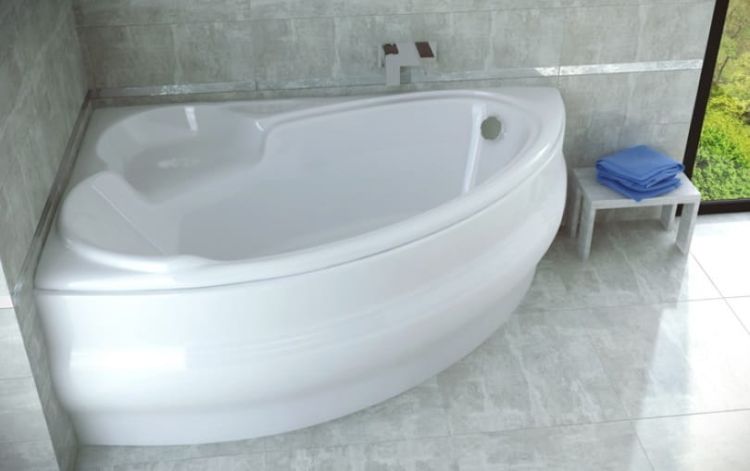 Wanna asymetryczna 140x95 cm Finezja Nova 140 lewa