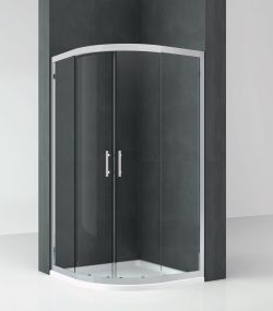Novellini CLICK R kabina półokrągła 80x80 cm CLICKR80-1B