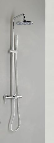 Przejdź do produktu Zestaw prysznicowy z okrągłą deszczownicą 20 cm, baterią i słuchawką prysznicową kompletny Sapho 990ESD+CE10S chrom