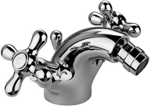 Bateria bidetowa Retro z korkiem automatycznym Paffoni Iris IRV135 chrom