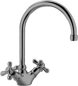 Bateria zlewozmywakowa stojąca Retro Paffoni Iris IRV180 chrom