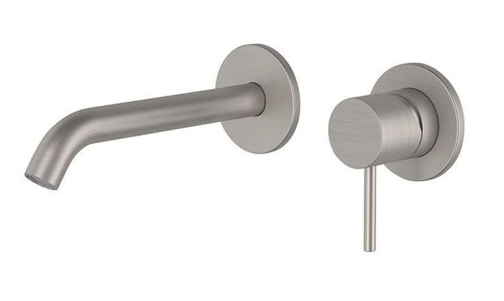 Bateria umywalkowa podtynkowa Daniel Tokyo Steel SSTX632P stal szczotkowana