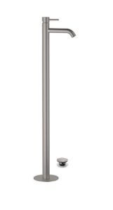 Bateria umywalkowa wolnostojąca 104 cm Daniel Tokyo Steel SSTX688 stal szczotkowana